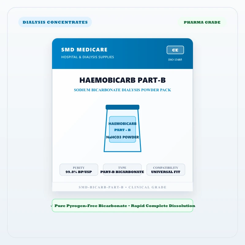 Haemobicarb Dialysis Bicarbonate Powder Part-B - Buy Wholesale in India | SMD MEDICARE