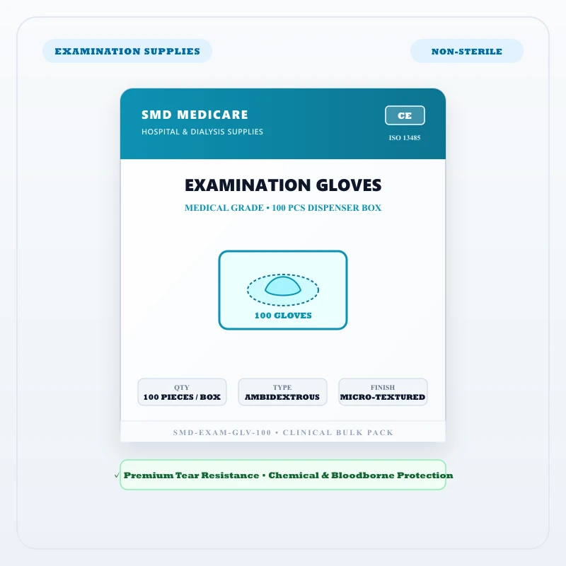 Medical Examination Gloves Box (100 Pieces) - Buy Wholesale in India | SMD MEDICARE