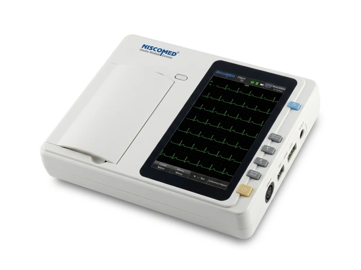Niscomed Three Channel ECG Machine medical equipment thumbnail 2