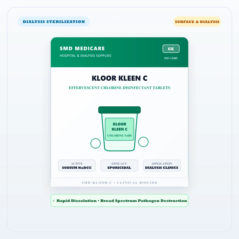 Kloor Kleen C Effervescent Disinfectant Tablets - Buy Wholesale in India | SMD MEDICARE