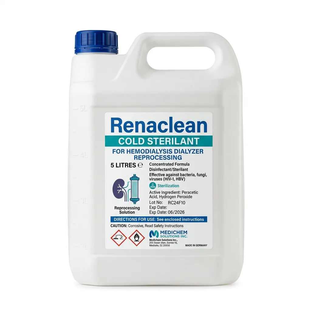 Renaclean Cold Sterilant for Dialyser Reprocessing (5 Litre) - Buy Wholesale in India | SMD MEDICARE
